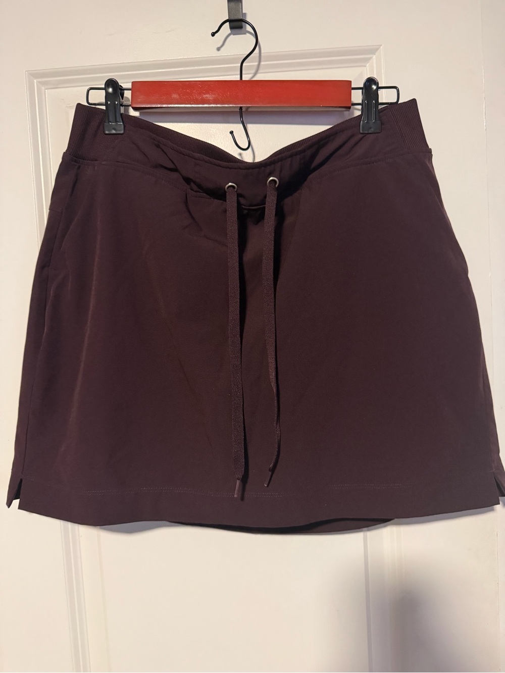 RBX Women's Drawstring Skort in Plum